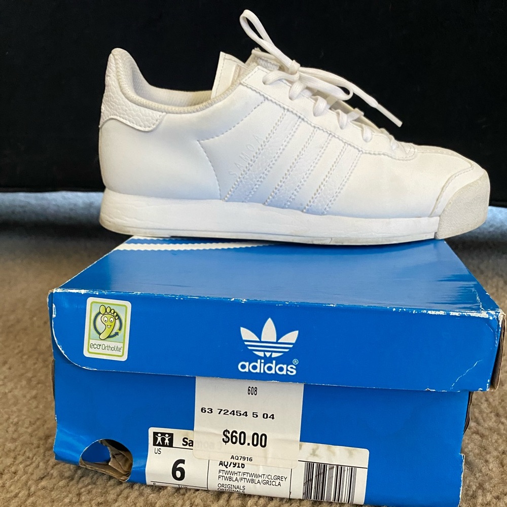 White Kid’s Adidas Size 6